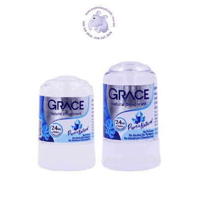 Lăn khử mùi đá khoáng Thái lan 70gr (khô ráo khử mùi 24h,không làm ố vàng áo)